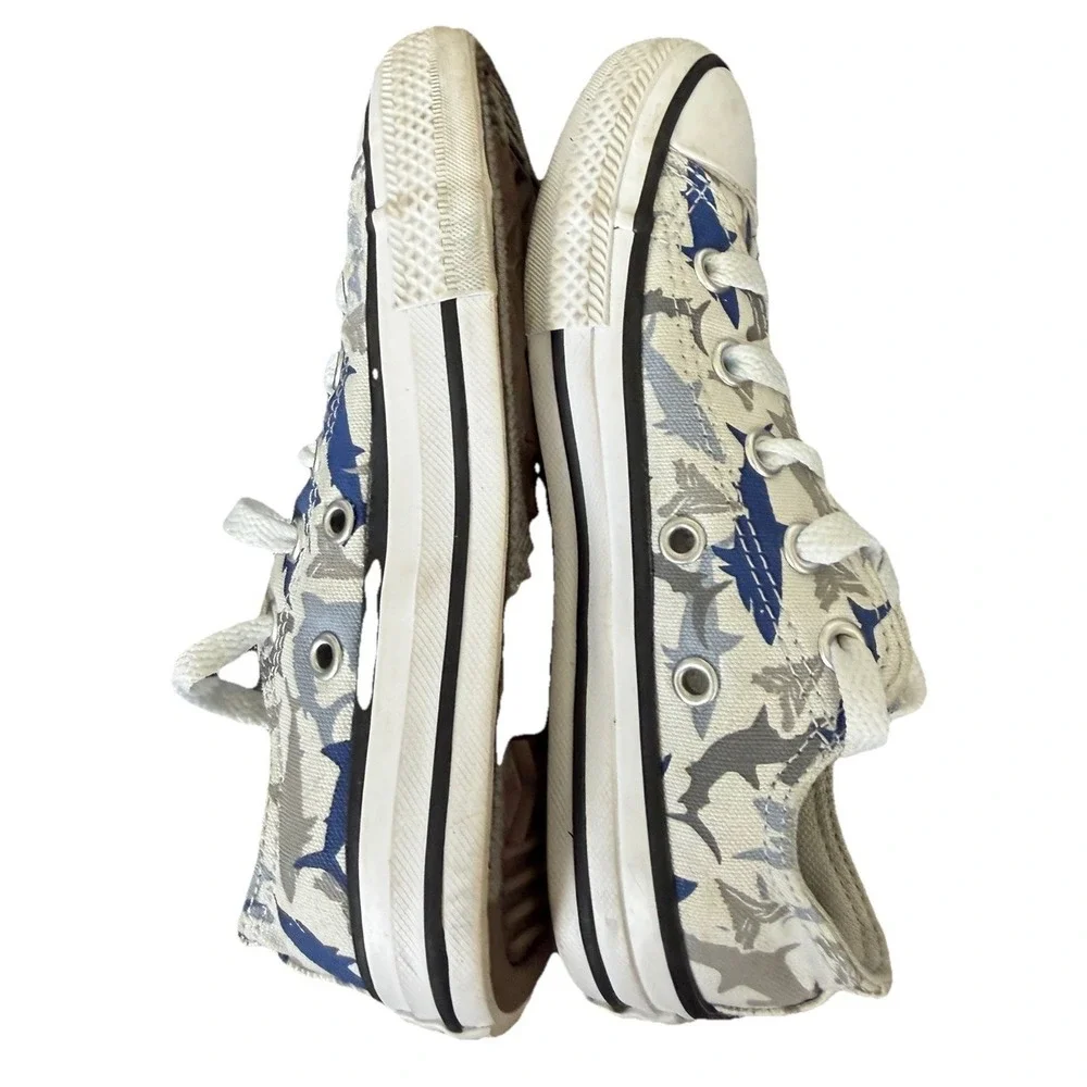 Converse All Star Shark Oceania Retro Preppy Low Top Kids Youth 12 (29)  Sneaker - Picture 10 of 11